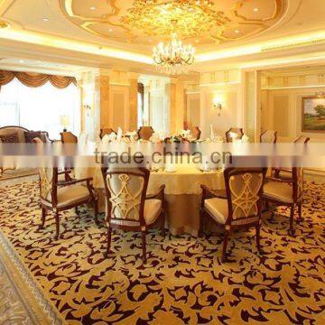 Jacquard Embossed Square Weave Carpet for Luxury Banquet Hall