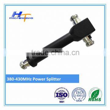 microwave components telecom parts 50 ohm 380-430 mhz N and DIN type 2 way power splitter