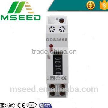 With RS485 communication single-phase Din Rail Electronic Watt-hour Electricity Meter