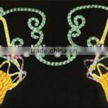 3D rope light motif