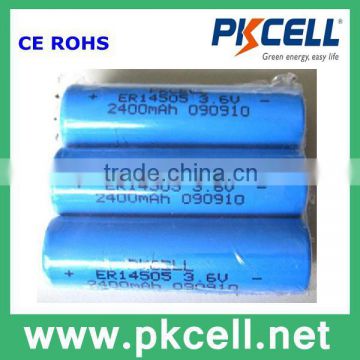 PKCELL ER14505 battery AA Size Primary Lithium Battery Li-SOCl2 ER14505