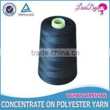 China wholesale polyester sewing thread black