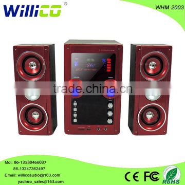 2..1 multimedia home theatre sound system speaker with FM WHM-2003