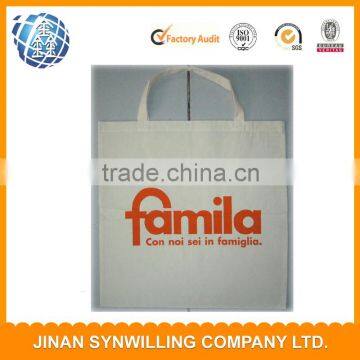 Reusable Tote Bag environmental protection bag white fabric bag canvas