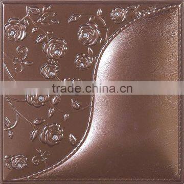 Leather material waterproof bathroom plastic wall siding panel