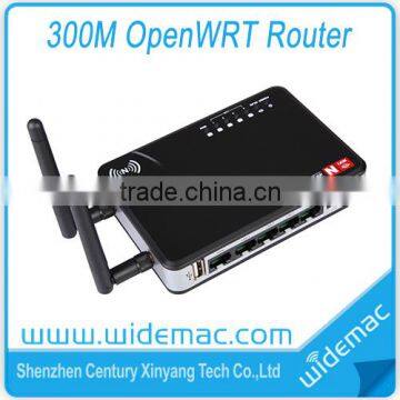 Openwrt Router 2T2R 300Mbps Ralink RT3052 Chipset WiFi Router with 2dBi detachable antenna