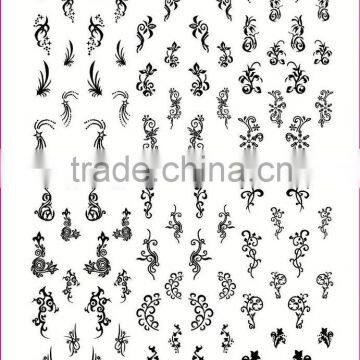 french artificial nail . 3d nail art . stamping nail art
