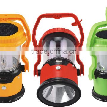 Rechargeble camping lantern long time using led solar ja-1972