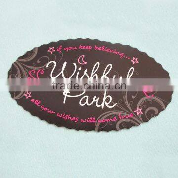 Customized Card Cardboard Lady Jewelry Tag With Logo photo-2