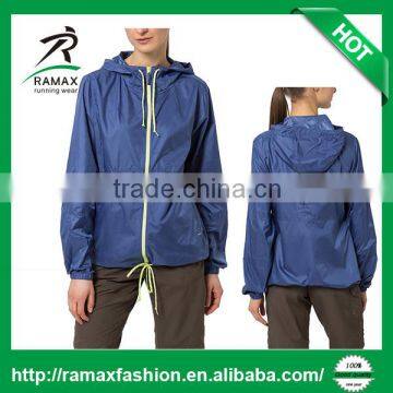 Ramax Custom Women Plain Lightweight Outdoor Windbreaker Track Jackets