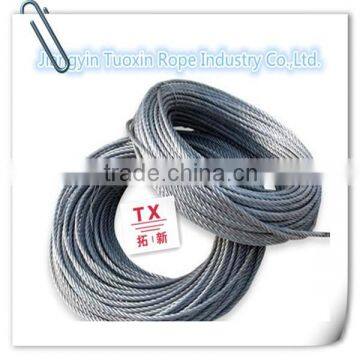 Black steel wire rope