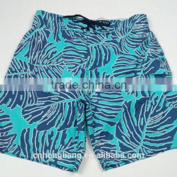 good- looking fabric grain flower printing made mens board shorts