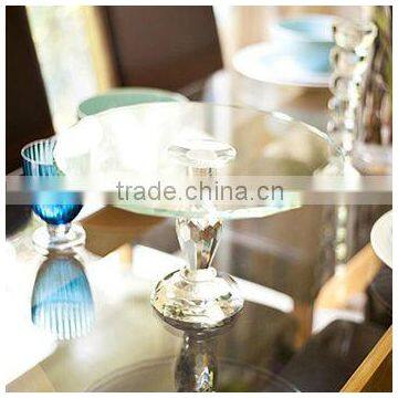 crystal table cake stand dessert plate
