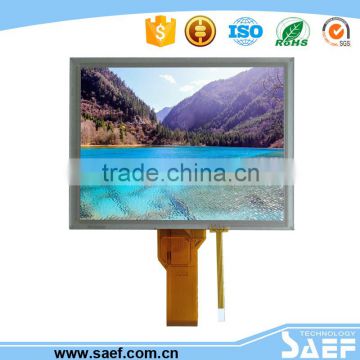 8"inch 50pins tft lcd display, Landscape type 800*600 with Resistive Touch panel