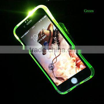 Factory Direct Selfie Light Up Phone Case Scratch proof TPU Cover for iPhone 7 for iphone 7plus Clear Soft Case