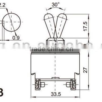 Mini Toggle Switch,Factory Supply CE&RoHS 2a 250vac Toggle Switch photo-3