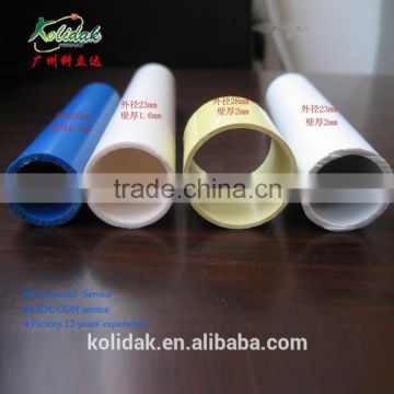 Colorful rigid PVC plastic pipe extrusions