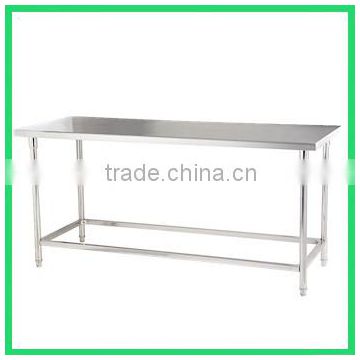 New type stainless steel work table 1-tier worktable without backsplash (WTC-201)