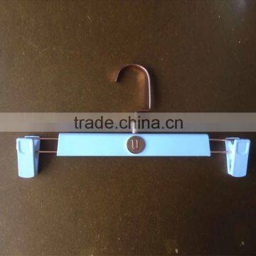 metal label plastic hanger clip hanger for trousers