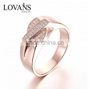 Fashionable Rose Gold Designs Women Beautiful Rings