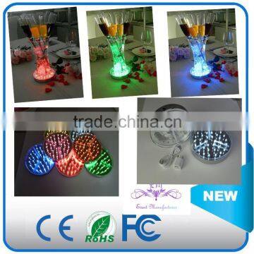 2015 hot sale wedding decoration table centerpieces base led lights with 36pcs LED