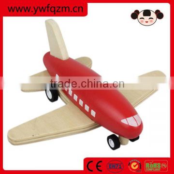 2015 Hot sell new design wooden kids flying toy plane