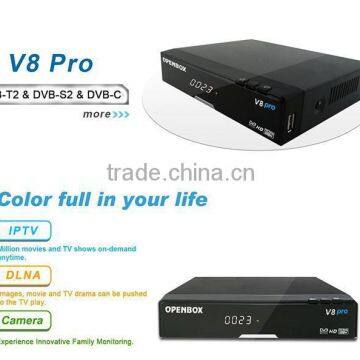 2015 Best Selling Product V8 PRO IPTV Satellite TV Receiver ,support WIFI Network Sharing photo-3