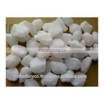 Vietnam Pure white tumbled pebble