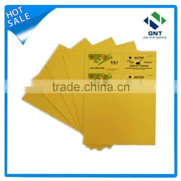 Golden inkjet pvc plastics sheet