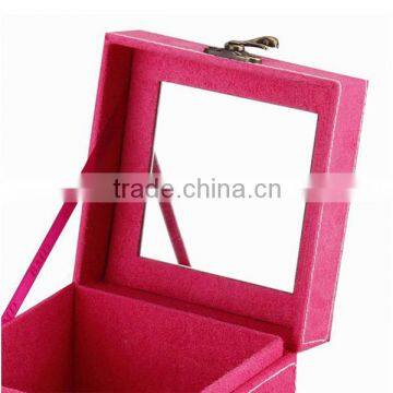 3 Tiers Velvet Make up Tool Box with Good Price