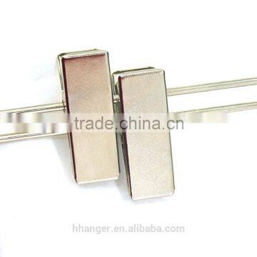 Rose Golden Copper Like Metal Clips Fitting for Wooden / Plastic Hangers photo-4