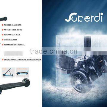 2pcs 120*30mm Front Wheel 2pcs 100*30mm Rear Wheel Foot Pedal Kick Scooter photo-2