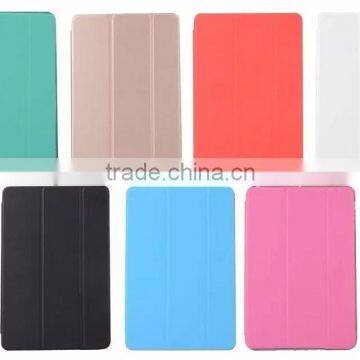 Wholesale factory price for ipad mini 4 flip cover three folded leather skin case