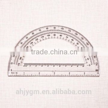 180 Degree 10/15CM Plastic Protractor Ruler