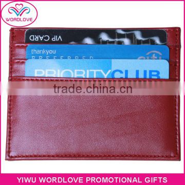 High Quality Leather RFID Blocking Wallet Card Protector