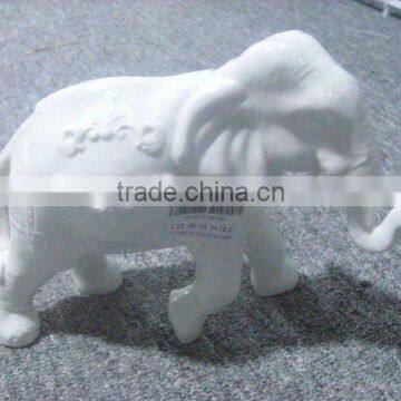 white porcelain elephant