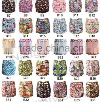 New Printed Diaper Wholesale Cloth Diaper Newborn AIO Baby Cloth Diaper