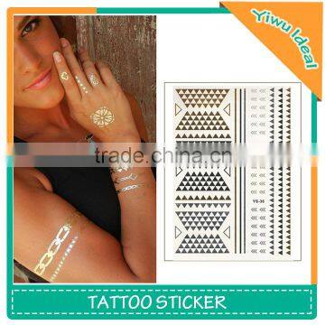 Fashion Bracelet Oil Flash Temporary Metallic Tattoos