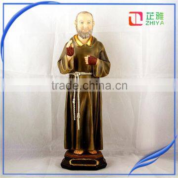 Polyresin St Saint Padre Pio Statue Catholic Religious Items