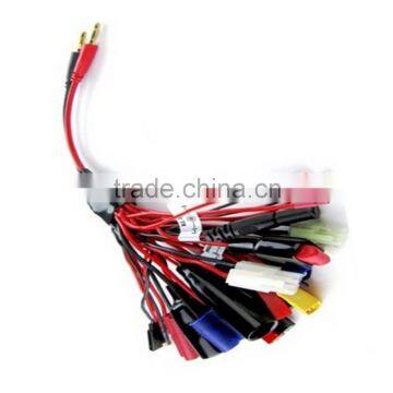 19 in 1 Lipo Battery Power Charging Charge Adapter With Multi Plug Futaba tx / Spektrum / Anderson Power Poles / Tamiya Plug photo-3