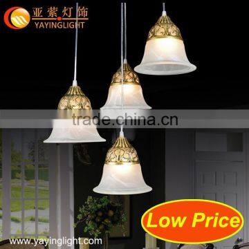 Low cost french style pendant lamp,modern chep hanging light,indoor festival decoration hanging light