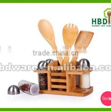 2016 Best Selling Premium Custom Made Glass Bottle Spice Rack Set,salt and Pepper Shakers photo-4