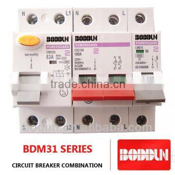 BDM31-63 MINI CIRCUIT BREAKER AND RCBO