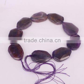 Natural Gemstone Semi Precious Stones Purple Agate Beads Pendant Tear Drop Agate Charms For Jewelry Necklace Making