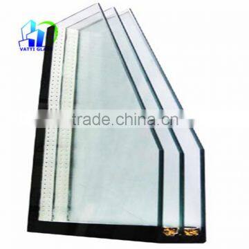 Double glazing Insulated tempered glass cost per square foot Triple glazed glass thermal pane glass