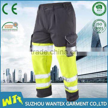 EN 20471Wholesale mens cargo safety cargo six pocket pants for workers