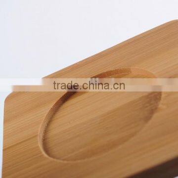 Custom Square Tea Cup Bamboo Wood Trivet Coaster Placemat Trivet Board photo-3