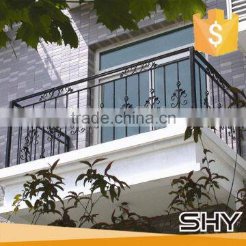 Outdoor Wrought Iron Balcony Protective Railing Design