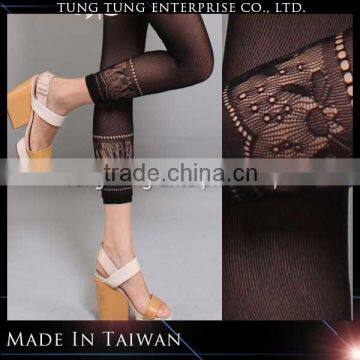 Two Chain Holes Net Footless Tights