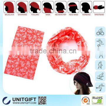 Popular Seamless Red Sport Bandana Prints Fabric